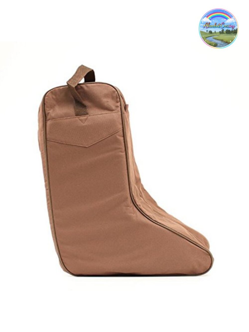 Water Tear-Resistant Nylon Boot Bag Hand Strap Twin Zip